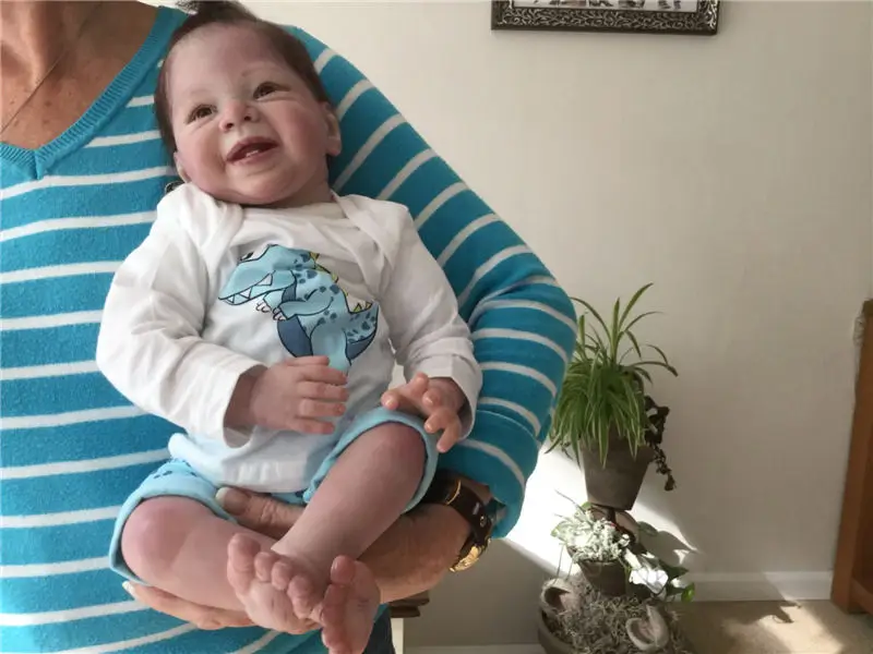 

Hot Sell Reborn Baby Doll Kits Made By Soft Silicone Vinyl Fit For 22inch Reborn Doll Cute reborn baby doll Kits DOLL Accessory