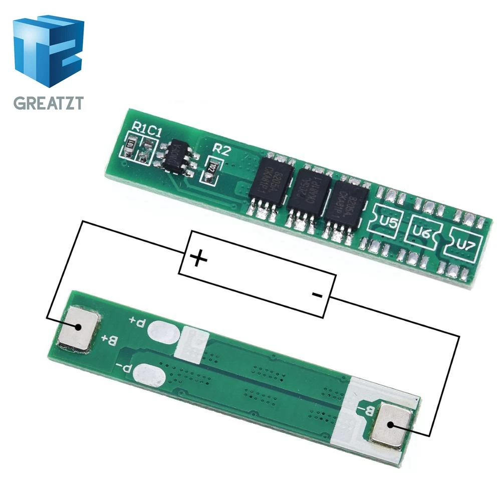 GREATZT 1S 5A 3 7 V li ion BMS PCM Защитная панель pcm для 18650 литий ионных аккумуляторов|protection