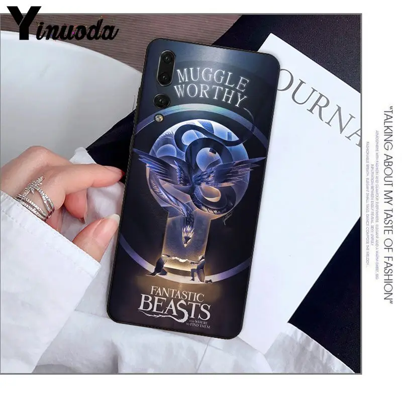 Yinuoda Фантастические звери Новинка чехол для телефона Fundas Huawei Mate10 Lite P20 Pro P9 P10 Plus View