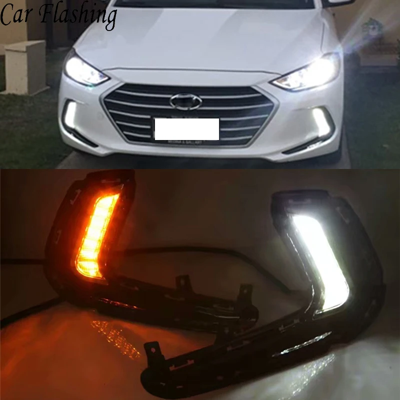 Автомобильная проблесковая 1 комплект светодиодный DRL Дневной Бег светильник для