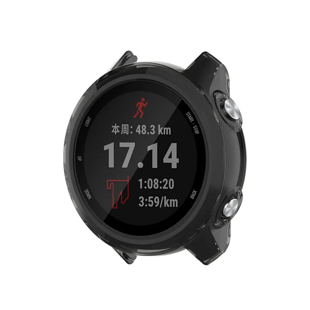 Защитный чехол для Garmin Forerunner 245 M мягкая рамка из ТПУ защитный бампер