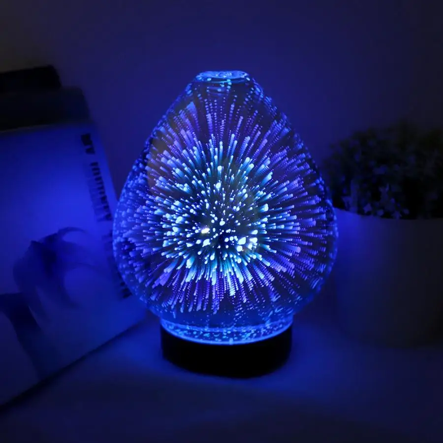 100 мл 3D воздуха ультразвуковой увлажнитель для дома эфирных масел аэрозольный