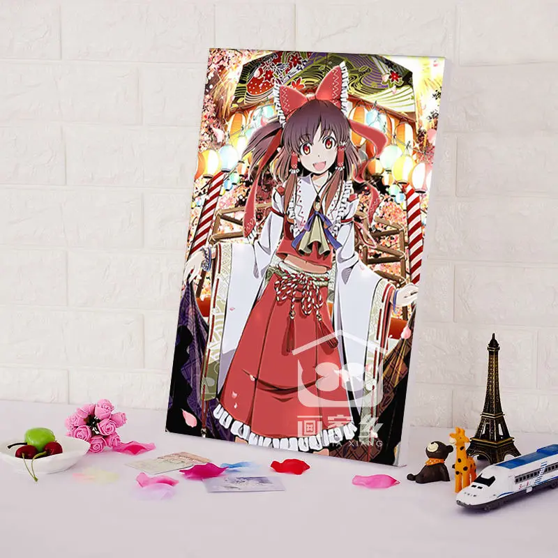 модульные картины Японская игра Touhou Project yakumo юкари хакурей reimu плакат фотографии