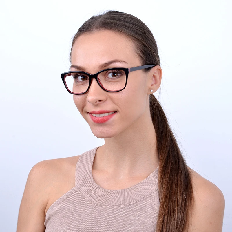 Kirka винтажные Ретро ацетатные очки для близорукости женщин очищает оправу очков очки с оправой для женщин оправы для очков