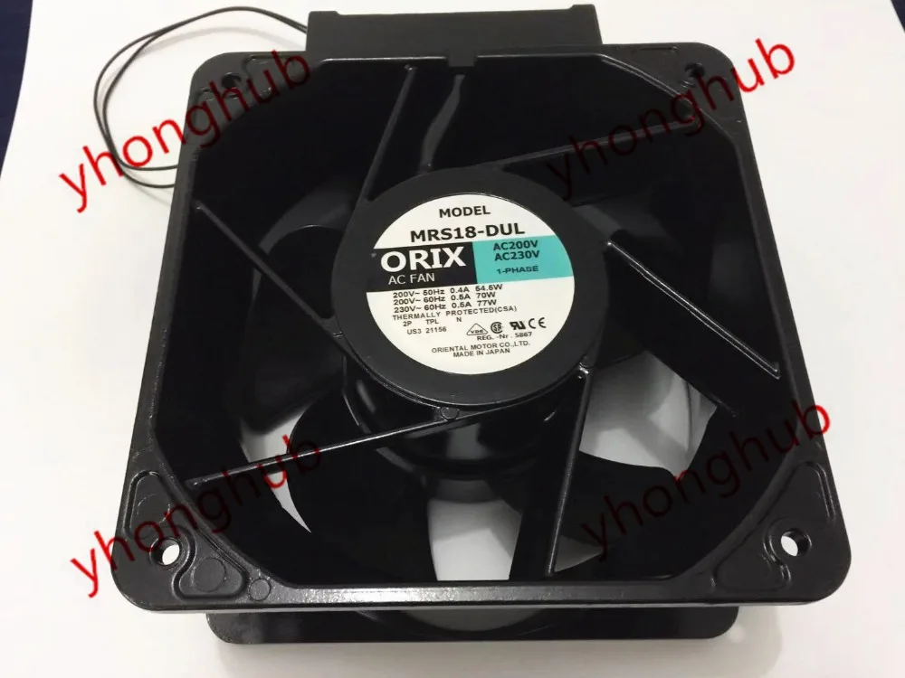 ORIX MRS18 TUL DUL DTM AC 200V 230V 180x180x90 мм Сервер вентилятор охлаждения|Кулеры и системы
