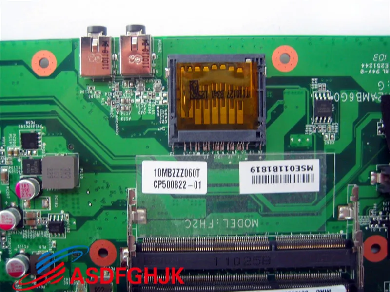 Оригинальный Для Fujitsu Lifebook AH530 A530 материнская плата для ноутбука CP500822 01 XX dafh2amb6g0