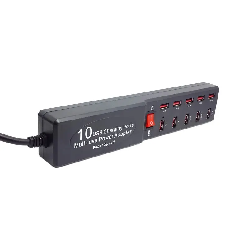 Новый DC 5 в 10 портов USB зарядная станция смарт-автобус зарядное устройство розетка