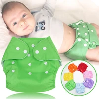 1pc cotton reusable nappies soft covers baby cloth diapers adjustable training pants waterproof cloth diaper nappy changing