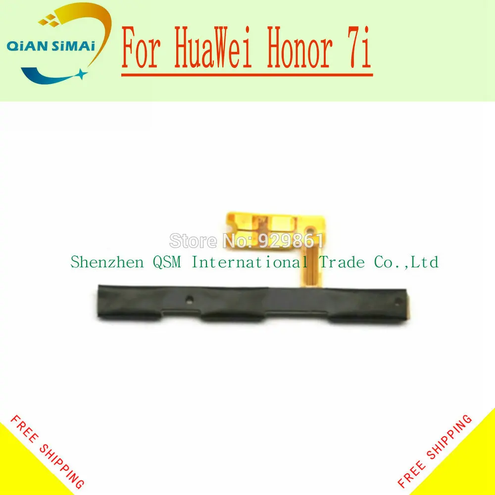 

New Original power on/off & Volume up/down Buttons flex cable For HuaWei Honor 7i Mobile phone+DropShipping