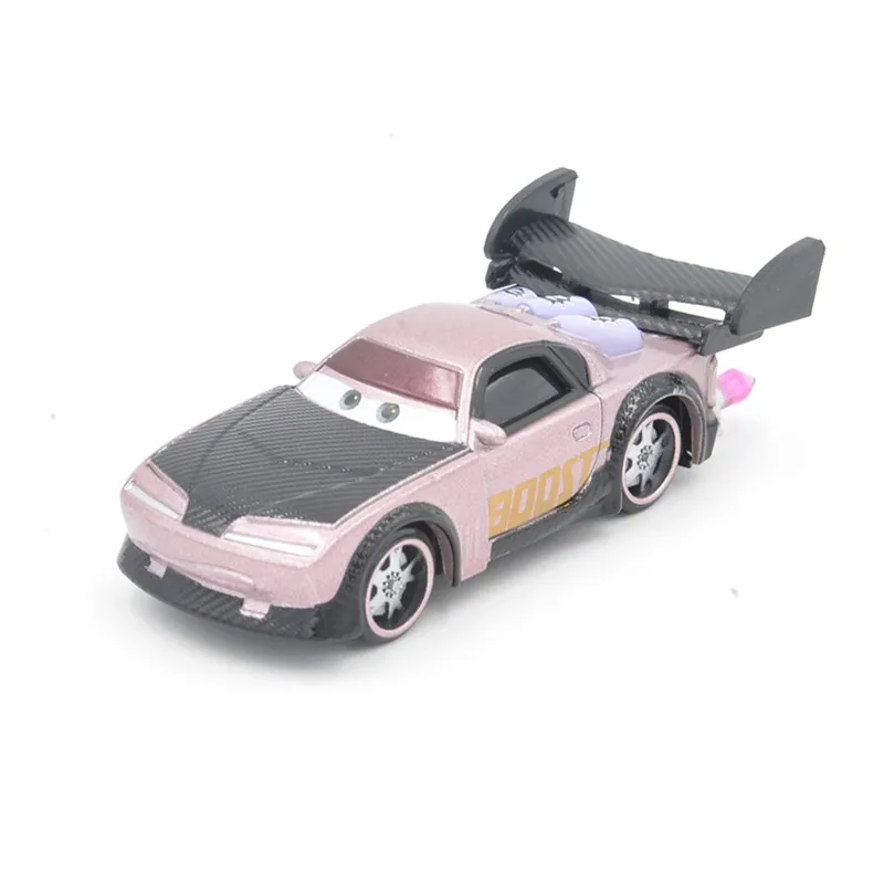 Disney Pixar Cars Lightning Mcqueen горячие игрушки 4 шт./лот Snot Rod DJ & Boost Wingo 1:55 литая металлическая