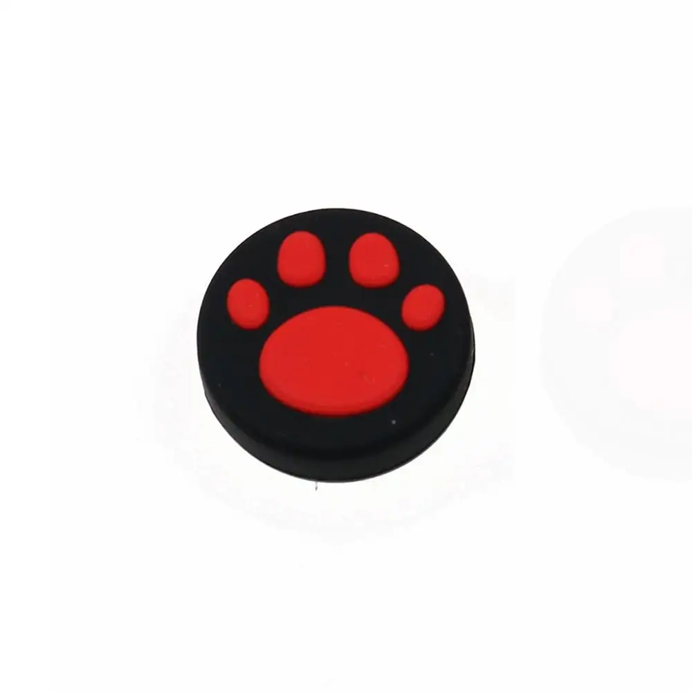 Red YuXi кошачья лапа коготь силиконовые аналоговые ручки для большого пальца крышки для Kind переключатель NS Joy Con ручки крышки кожи для джойстика Joy-Con - Цвет: Red