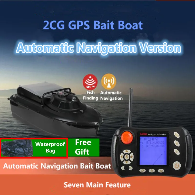 Gps автопилот речной морской рыбацкой лодки 2CG 20A батарея gps локатор эхолот дистанционное управление RC приманка лодка с бесплатной сумкой