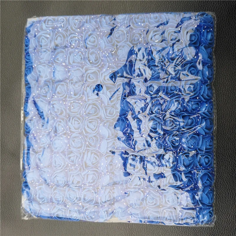 RoyalBlue 144 шт. 2,5 см пенопластовая Роза голова искусственный цветок букет Свадебная вечеринка украшение дома DIY ВЕНОК коробка аксессуары ремесло поддельный цветок - Цвет: RoyalBlue