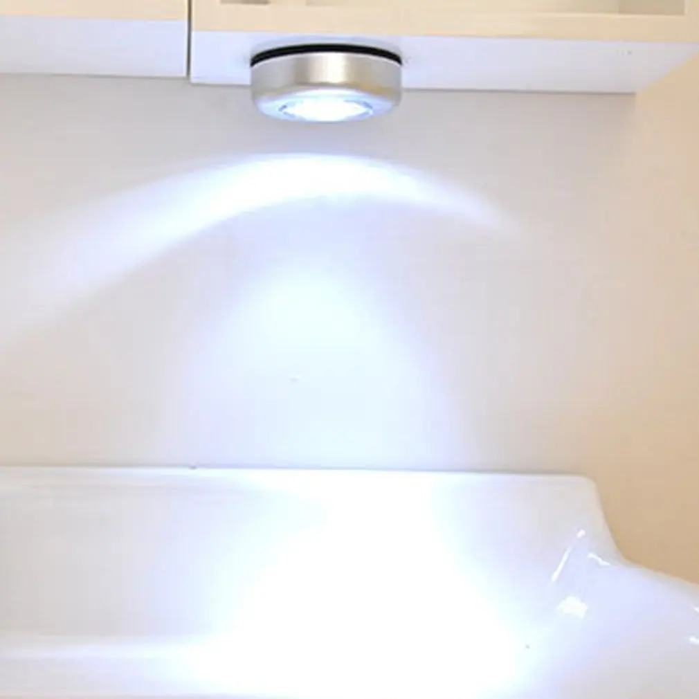 Маленькая светодиодная Сенсорная лампа с 3 светодиодами аварийное освещение