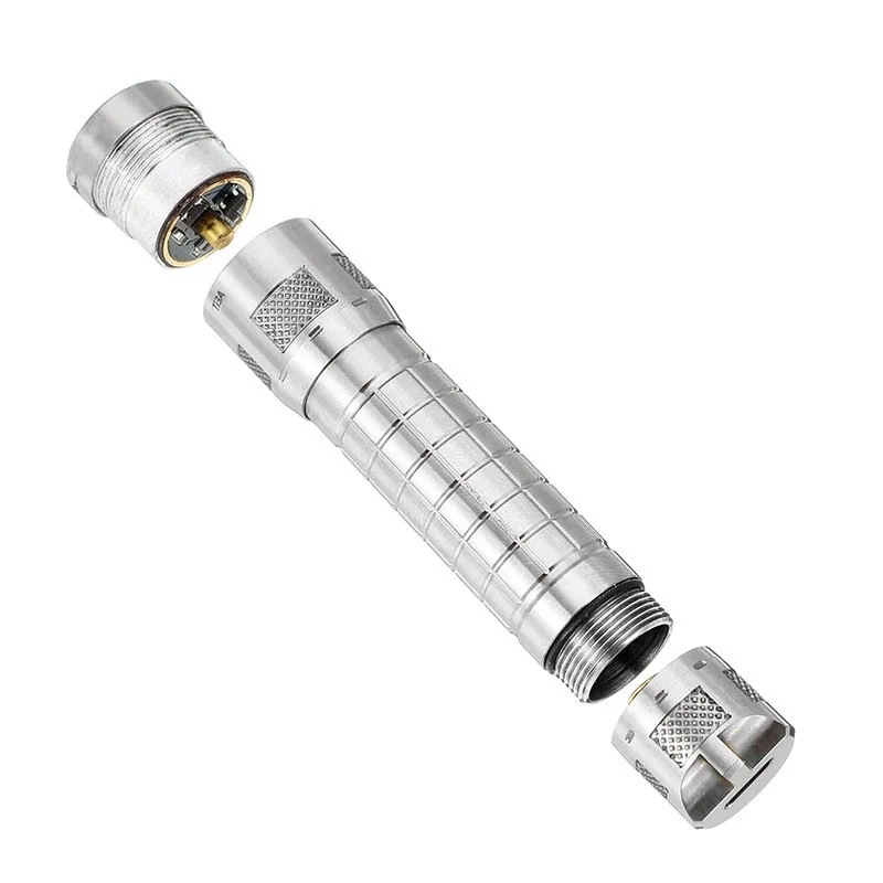 Jiguoor Ti3A титана Nichia 219C 85LM 4 режима мини EDC светодиодный фонарик AAA нейтральный белый серебристый IP65 Водонепроницаемый аварийный фонарь