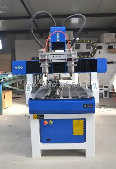 6090 УВД ЧПУ 4 оси фрезерный станок с мотор шпинделя древесины гравировальный