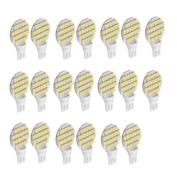 4 x 24SMD светодиодный T10 194 921 W5W 1210 RV ландшафтный светильник LED лампа Теплый WhiteT10 3528