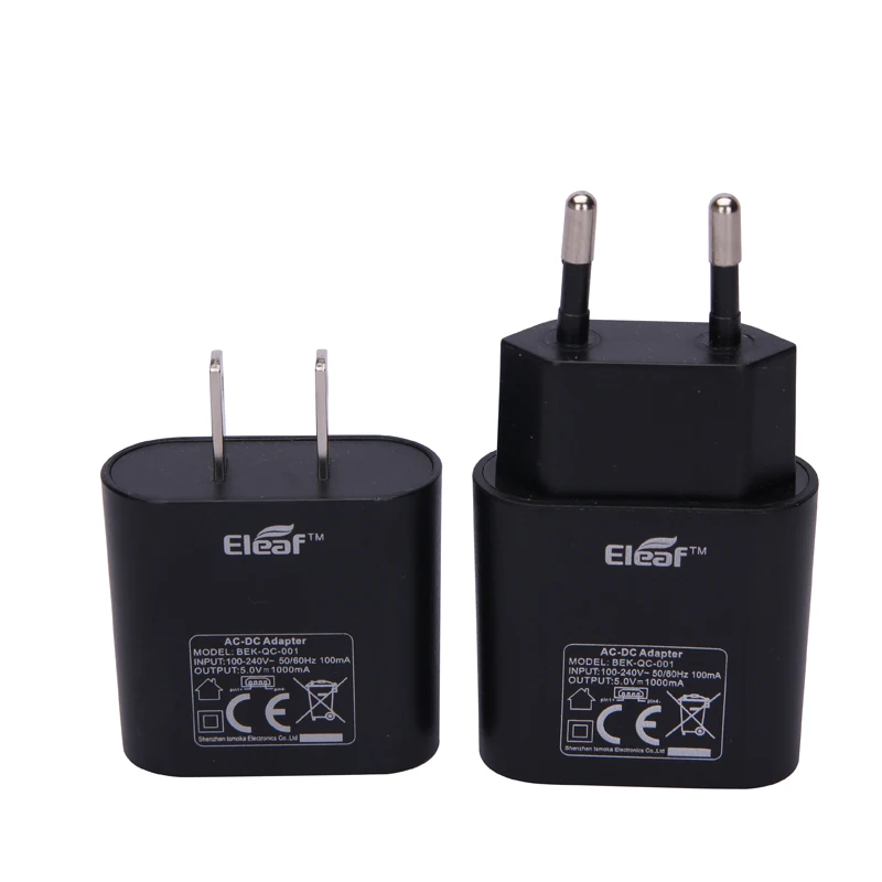 

100% Original Eleaf iStick 1A Wall Adaptor Charger For eleaf iStick 20w 30w 50w mini Battery Box Mods istick wall plug 10pcs