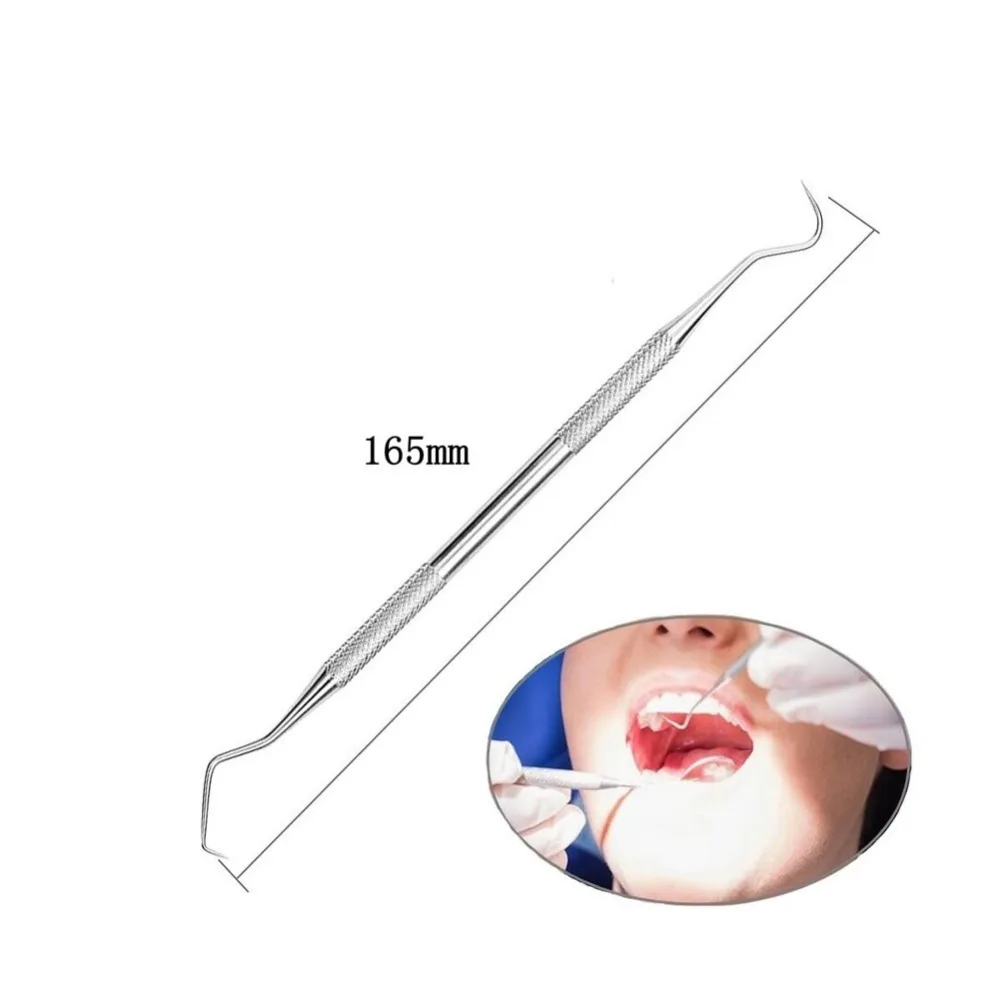 6 шт. Зубное зеркало скалер из нержавеющей стали набор готовых инструментов для