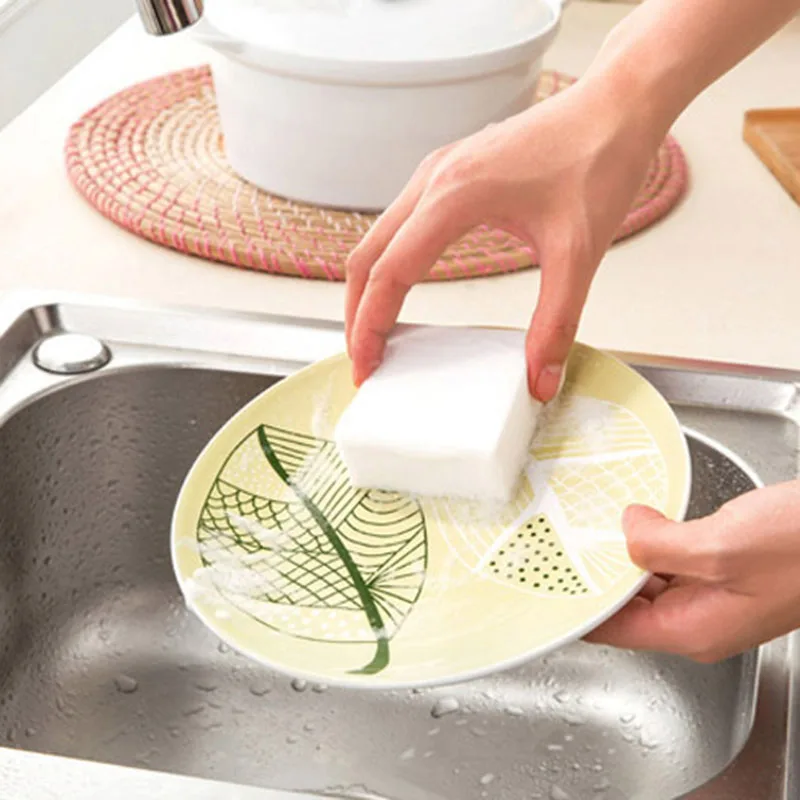 Меламиновая волшебная губка плотная технология сильная дезинфецирующая Очистка