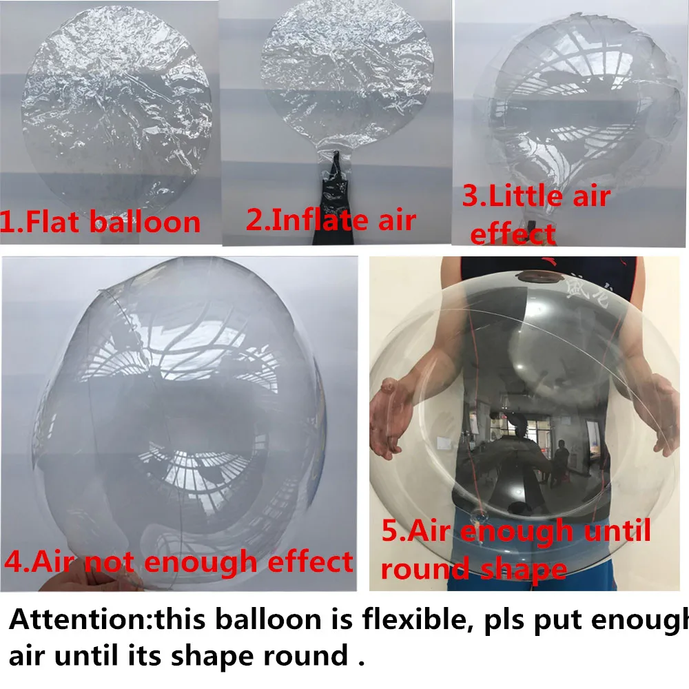 Прозрачный воздушный шар BOBO из ПВХ без морщин с перьями прозрачные воздушные