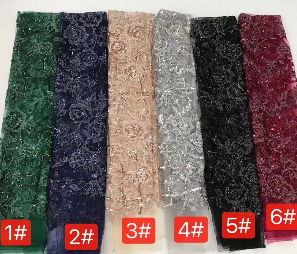 Оптовая продажа органная пряжа французская кружевная ткань трехмерная яркая