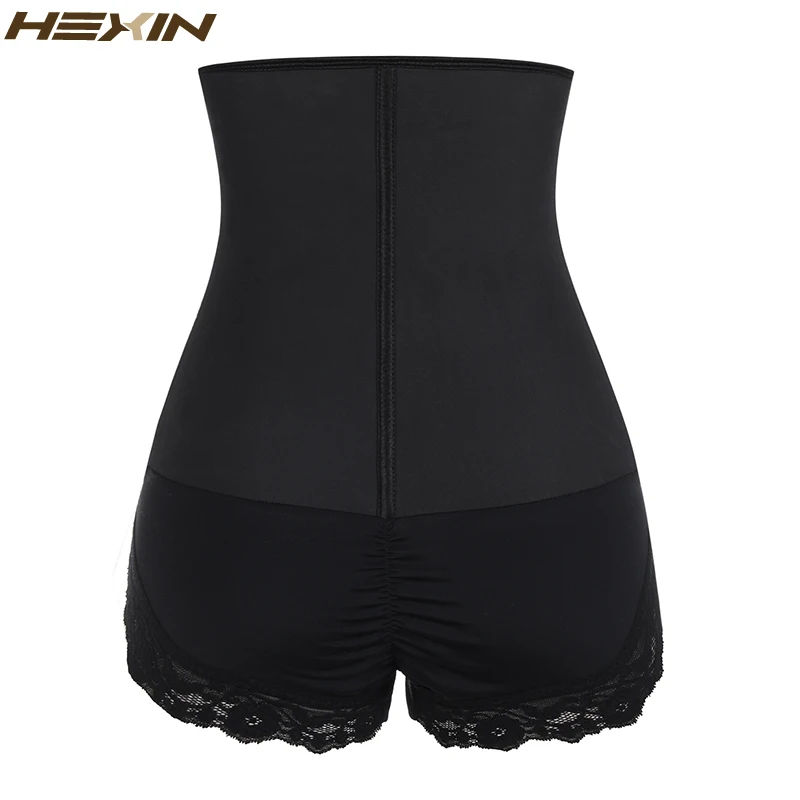 HEXIN контрольные штаны, подтягивающие ягодицы, с контролем живота, трусы, высокая талия, крючки, тонкие, Корректирующее белье, утягивающие корсеты