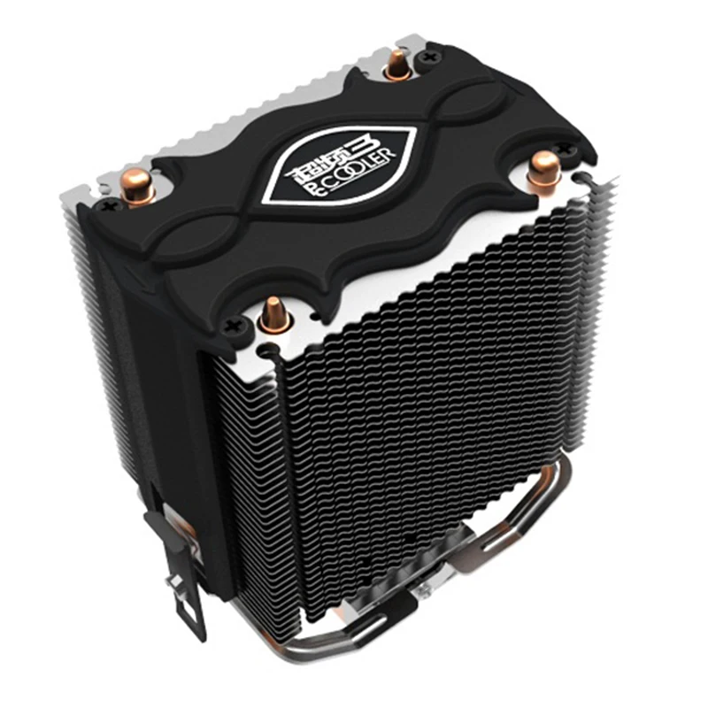 Кулер ЦП PCCOOLER 2 тепловые трубы 80 мм светодиодный Blu-Ray вентилятор для intel LGA775 1150 1151