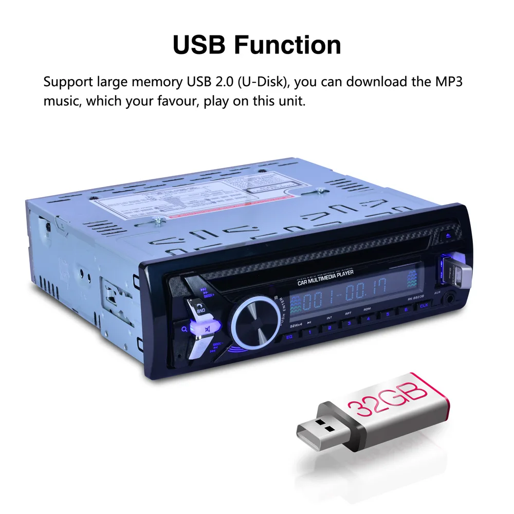 Два способа DVD для автомобиля FM передатчик Авто Автомобильный MP3 плеер приводит USB