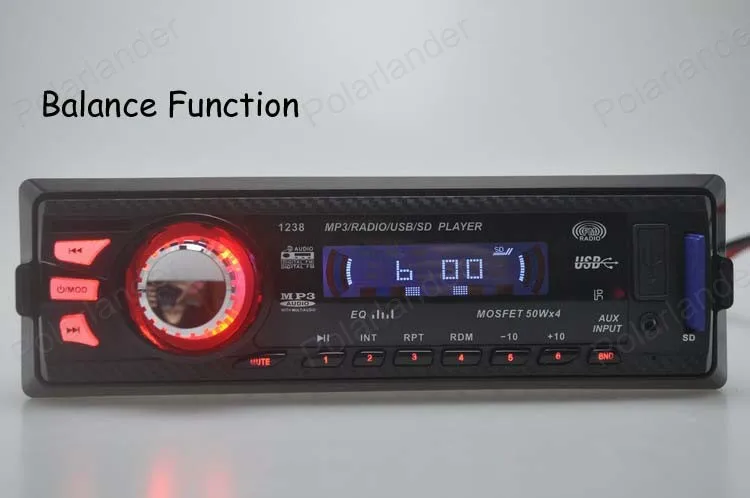 Новый 12 в автомобильный аудио радио плеер MP3 стерео Mp3 SD USB слот 5 зарядное