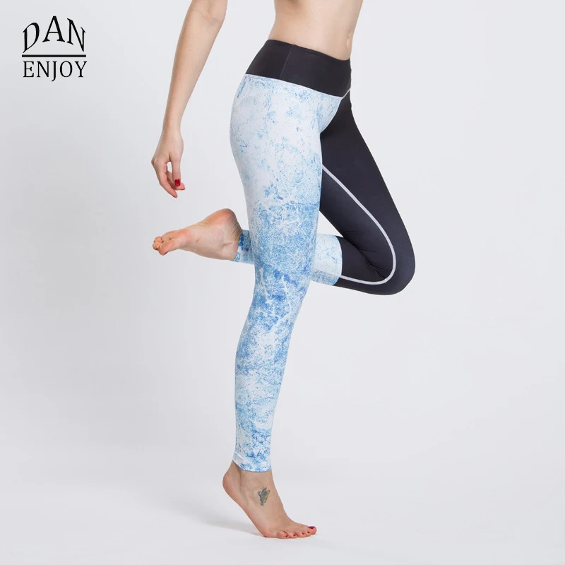 Лоскутная Флора Спорт Леггинсы для женщин Йога Фитнес быстросохнущие Штаны Для