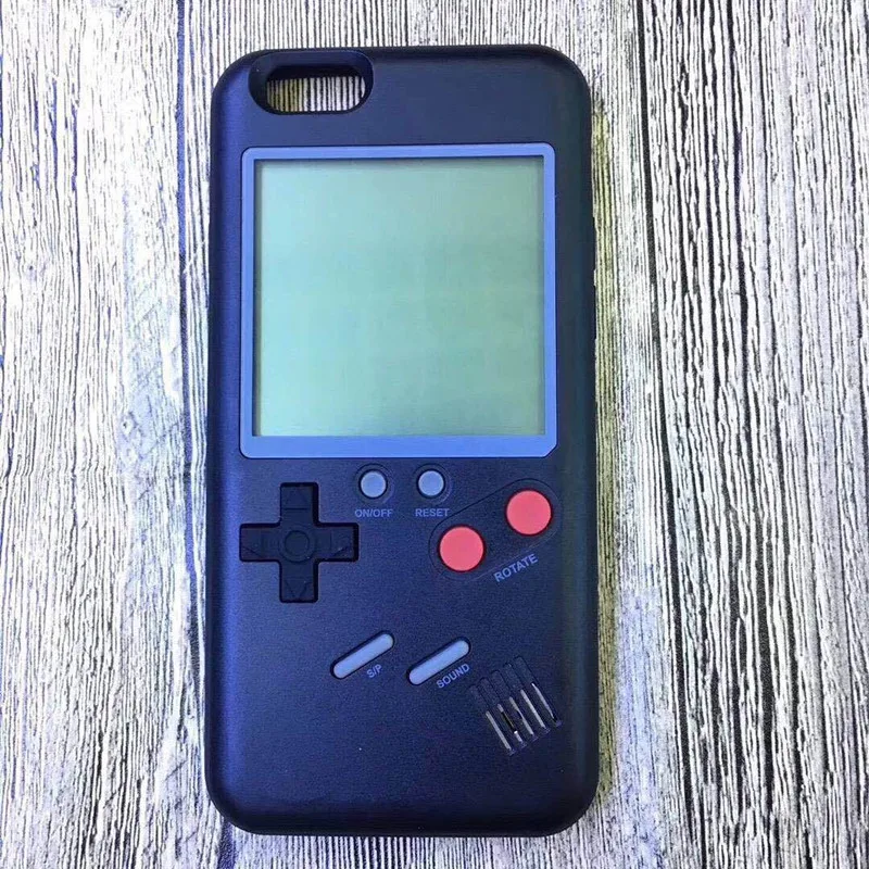 Горячая Распродажа, игровой чехол для телефона Tetris для iPhone X 8 7 Plus, портативная задняя крышка для воспроизведения, ретро игровая консоль, чехол для телефона для iPhone 6 6splus