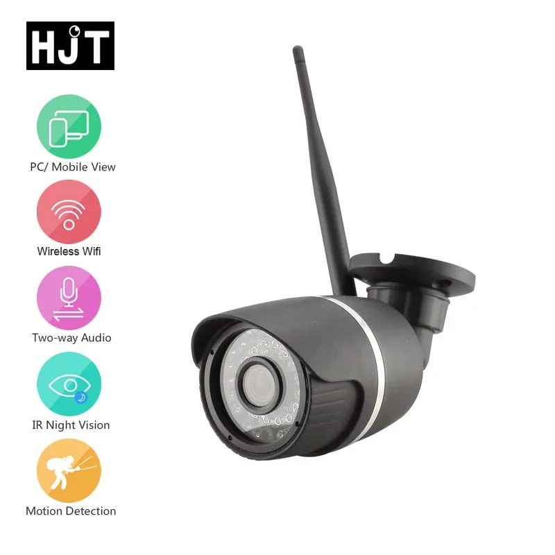 HJT Full-HD 1080 P Беспроводной Wi-Fi IP Камера аудио sony IMX323 сети P2P Onvif видеонаблюдения ИК