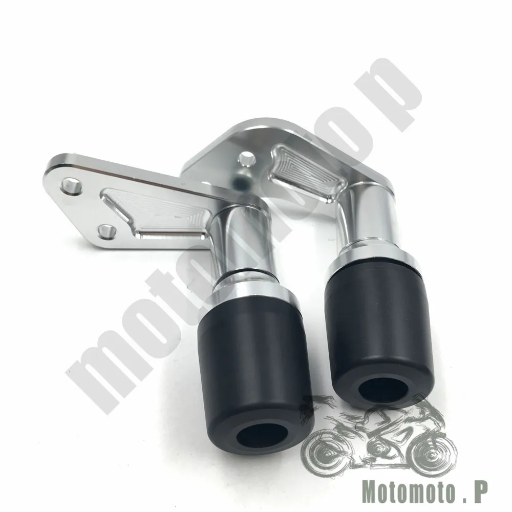 Silver Для Honda CBR125 CBR125R CBR150 CBR150R Рама мотоцикла Краш колодки корпус двигателя ползунки протектор 5 колкоров - Цвет: Silver