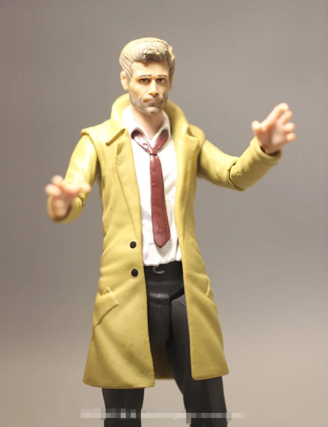 Коллекционные вещи постоянного тока, набор для гаража, 6 дюймов, DC Constantine Hellblazer, шарниры, кукла, фигурка, Коллекционная модель, свободная игрушка