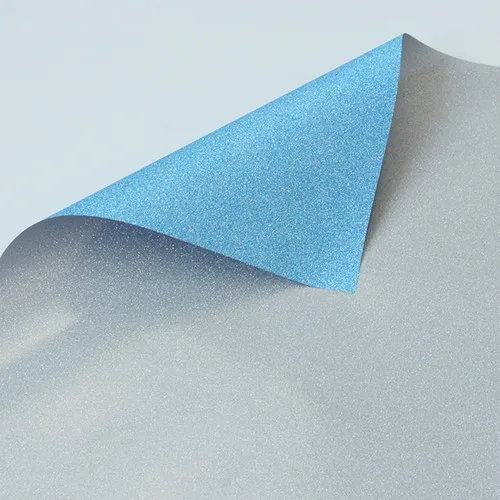 light blue 20 шт./лот 70*51 см скраб яркий цвет цветок бумажный букет оберточная бумага флэш алмаз подарочная бумага блестящая бумага цветочный магазин - Цвет: light blue
