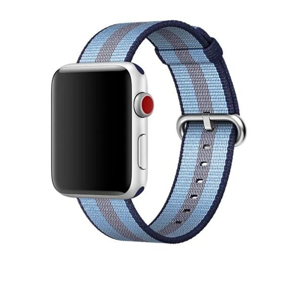 Тканый нейлоновый ремешок Спортивная петля ремешок для apple watch серии группа 5 4 3 2 браслет для iwatch спортивный ремешок для смарт-часов apple watch 42mm/38 мм/44 мм/40 мм