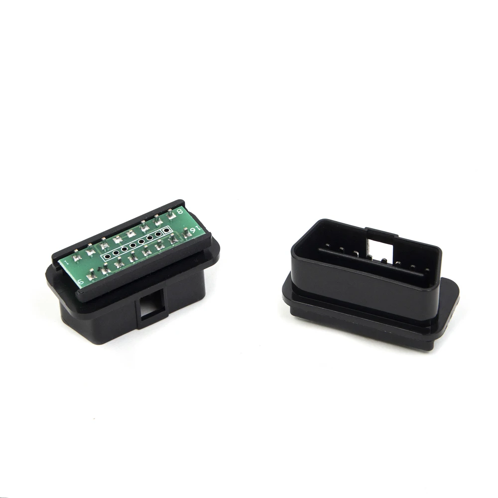 Универсальный Штекерный разъем OBD2 OBD 2 II для диагностического адаптера