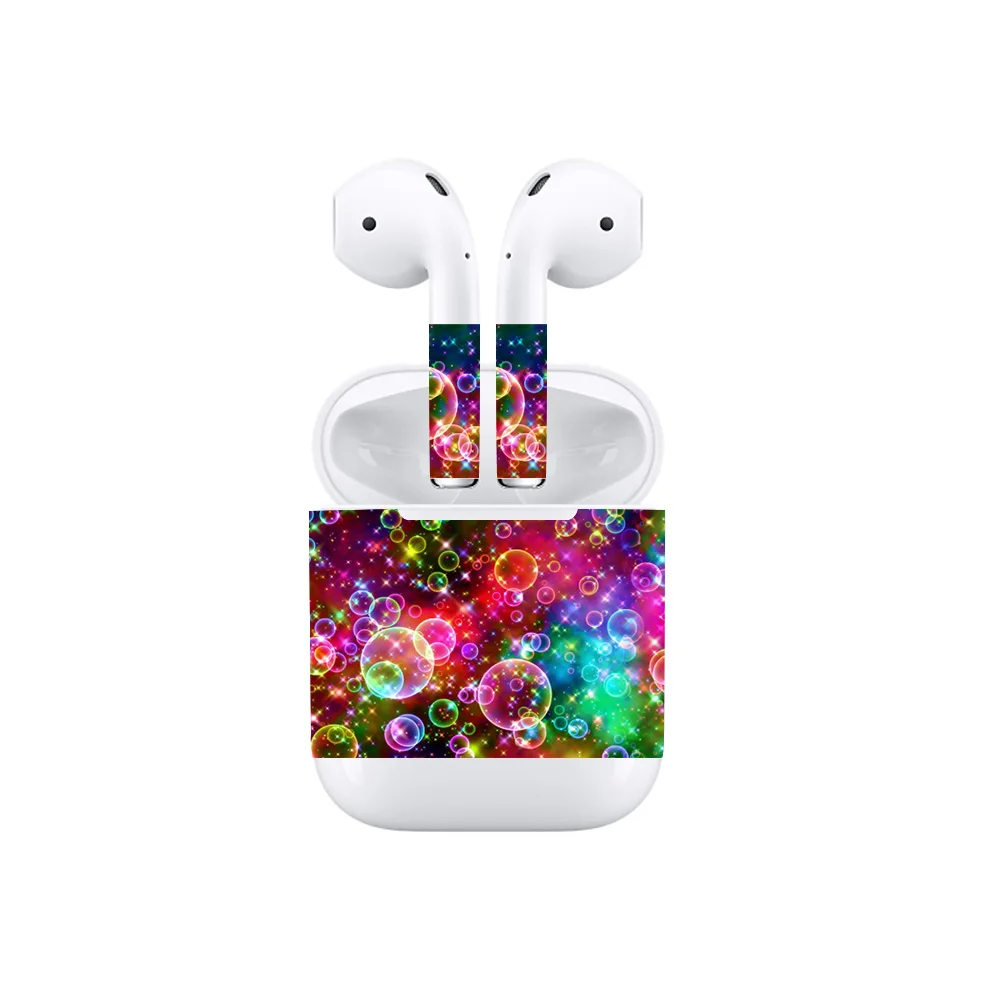 Защитные шкуры для Apple AirPods виниловые наклейки наушников Съемная клейкая