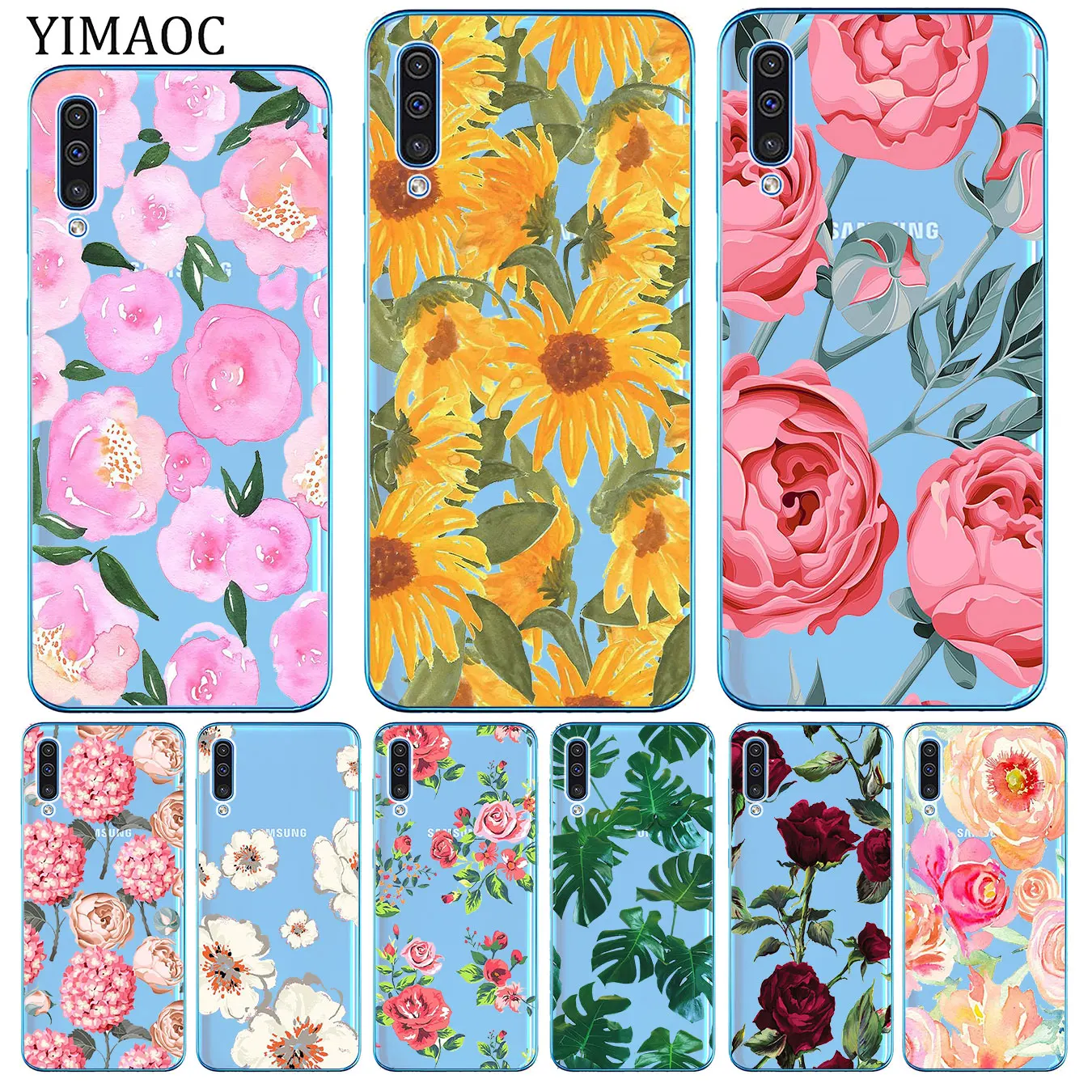 Мягкий силиконовый чехол для Samsung Galaxy A70 A60 A50 A40 A30 A20 A10 M10 M20 M30 M40 A20E|Бамперы| |