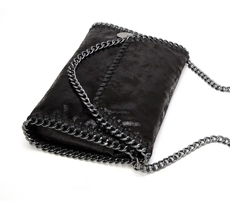 Сумка-конверт на плечо bolsa feminina carteras mujer сумка новая женская сумка из искусственной кожи Модная переносная сумка с 2 цепочками S1449