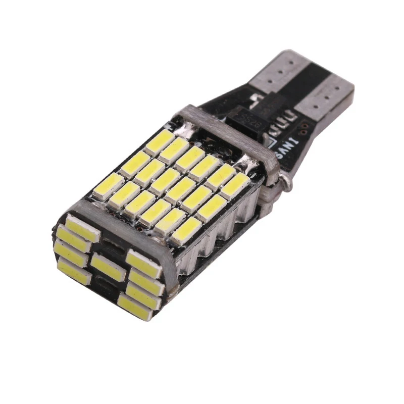 2шт Автомобильный 12В Canbus 921 912 T10 T15 45 светодиодный 4014 SMD 45SMD без полярности T16 лампа