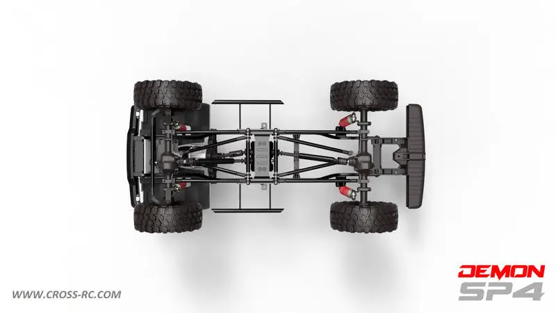 Cross RC CZRSP4C SP 4C 1/10 Demon 4x4 полный жесткий корпус масштаб Радиоуправляемая машина VS