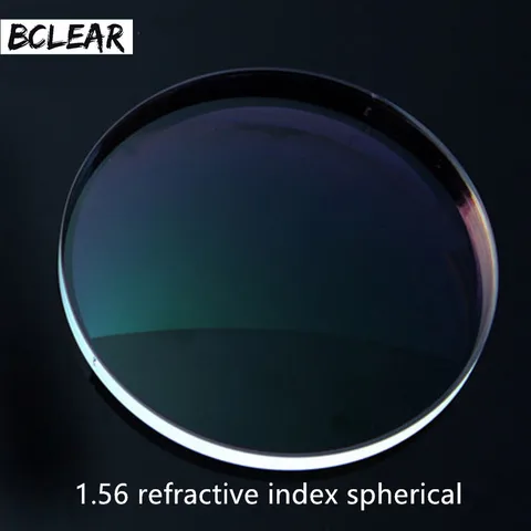 Сферические линзы BCLEAR 1,56 с твердыми царапинами по рецепту, оптические линзы с диоптриями, для чтения при близорукости, пресбиопии, дальнозоркости