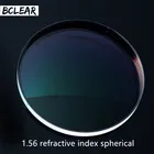 Сферические линзы BCLEAR 1,56 с твердыми царапинами по рецепту, оптические линзы с диоптриями, для чтения при близорукости, пресбиопии, дальнозоркости