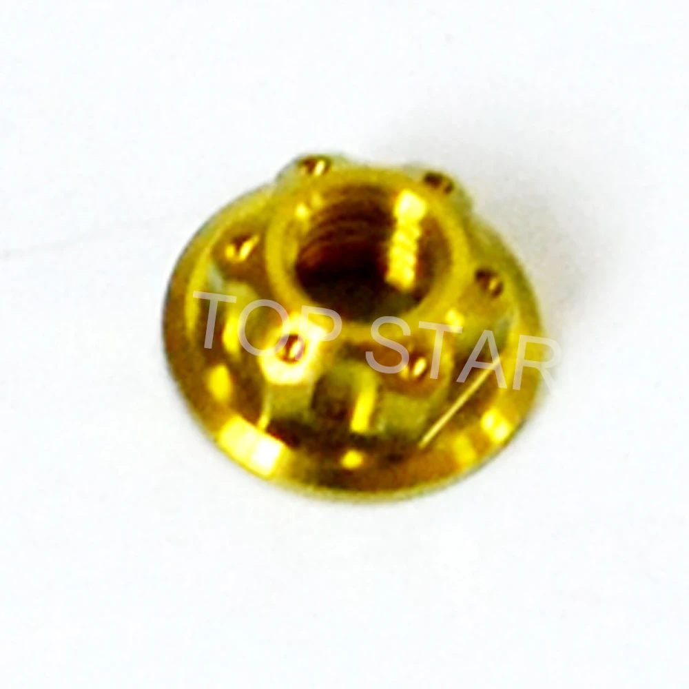 4 шт. M6 Ti цветные шестигранные титановые гайки титановые винты гайки Ti Axle Nut M6 титановые фланцевые гайки Torx и титановые крепления Ti