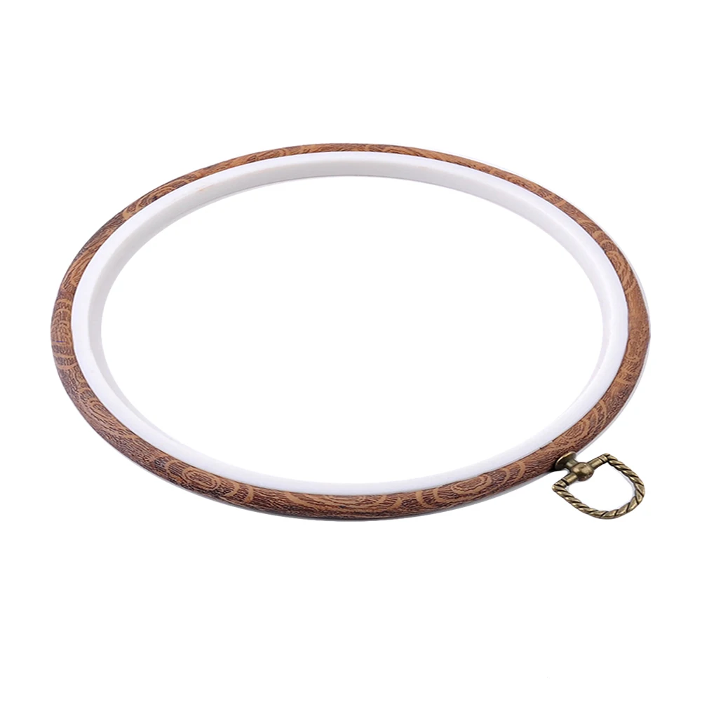oval 15x19cm Круглые/овальные/прямоугольные/Восьмиугольные многотипные кольца для вышивания, фоторамка для вышивания крестиком, круглые кольца, набор для шитья, рамки, инструменты для рукоделия - Цвет: oval 15x19cm