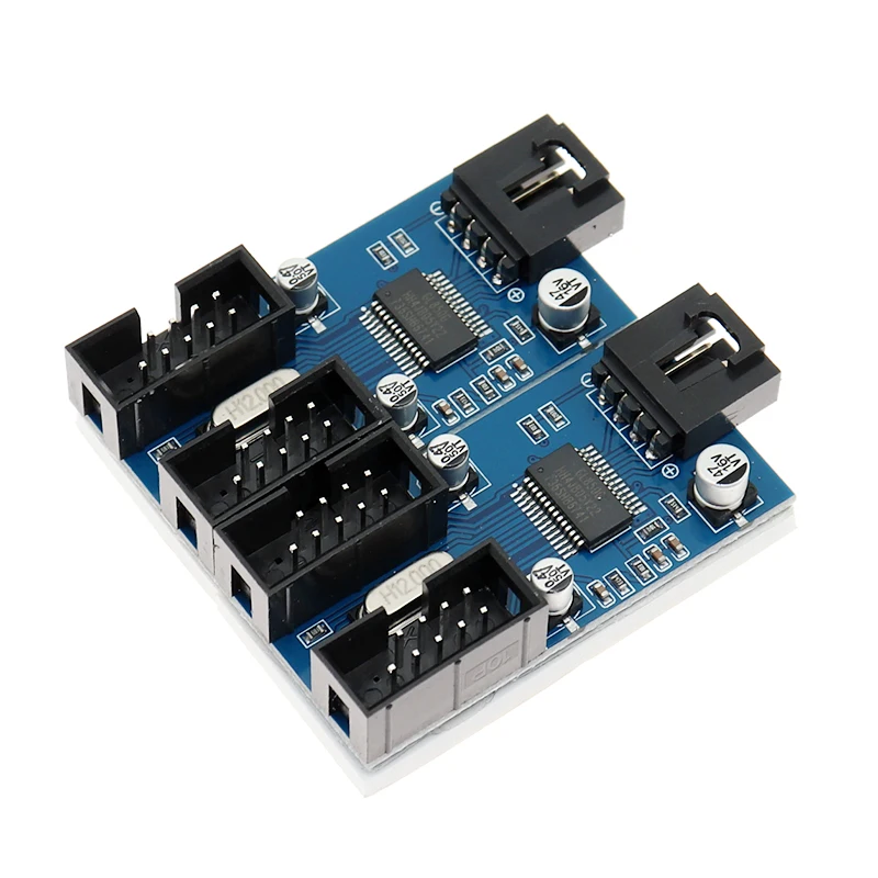 Корпус внутренняя 9Pin USB 2 0 от 1 года до 4 разветвитель PCB Чипсет Расширенная