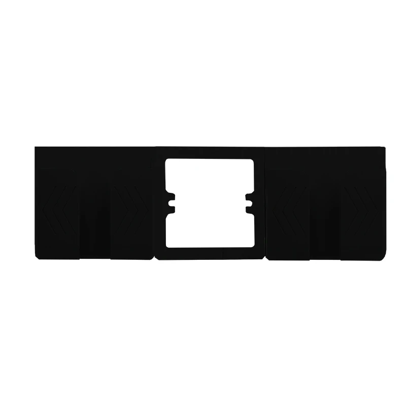 2 placement racks Usb розетка кронштейн для зарядки мобильного телефона, полка для размещения мобильного телефона, модель 86 квадратная розетка, настенный выключатель гнездо фиксированный кронштейн - Цвет: 2 placement racks