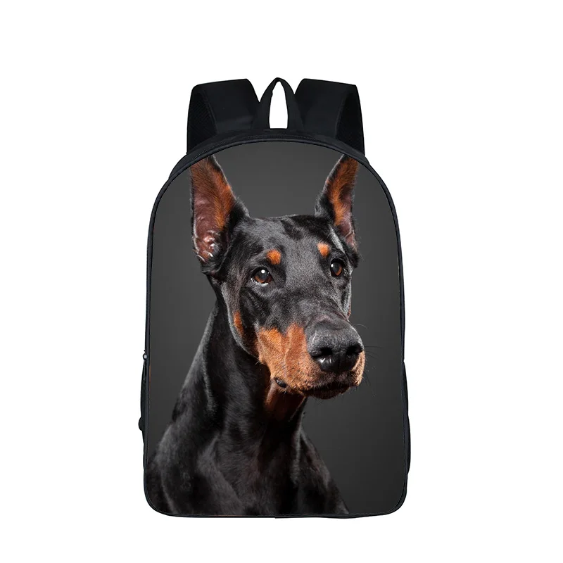Dog 17 Цветной собака животное рюкзак Пособия по немецкому языку Shepherd/стаффордширский бультерьер/3D печати тепла рюкзак для подростка childschool сумка - Цвет: Dog 17